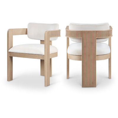 Francfranc - ✳︎RIKU✳︎ Hokku Designs Frink Linen Textured Fabric Dining Chair